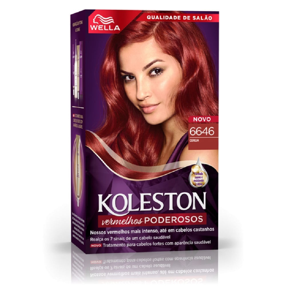 Tintura KOLESTON Vermelho 6646 Cereja