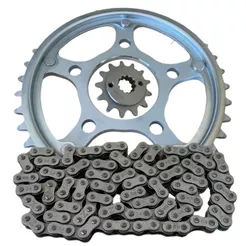 Kit Transmissão Relação Completo Coroa Corrente Pinhão Honda CB300 CB300R Aço 1045