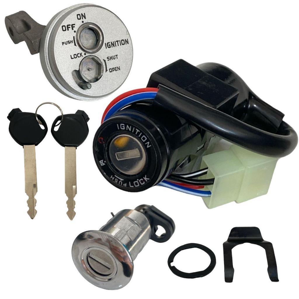 Kit Ignição Conjunto Travas Biz 125 Es Ks Flex 09/15