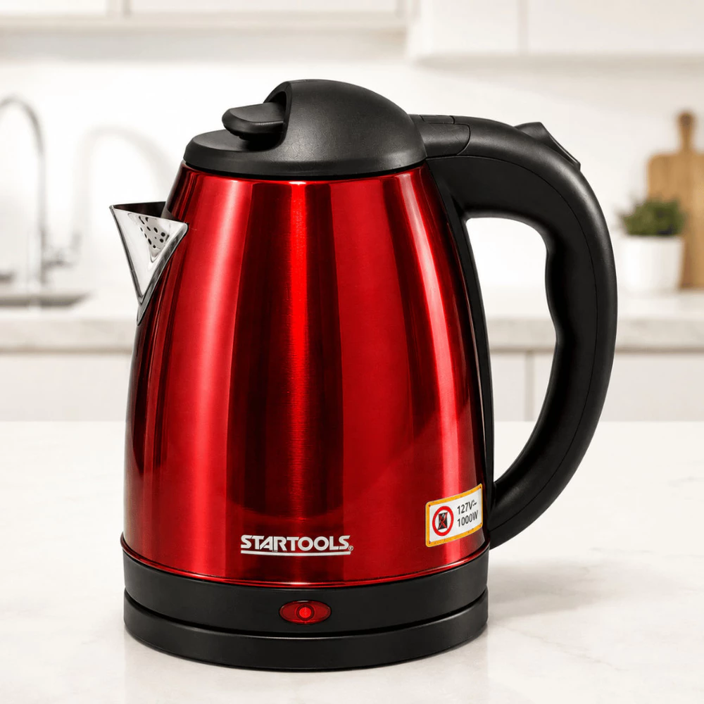 Chaleira Elétrica 2L Inox Ferve Rápido Automática