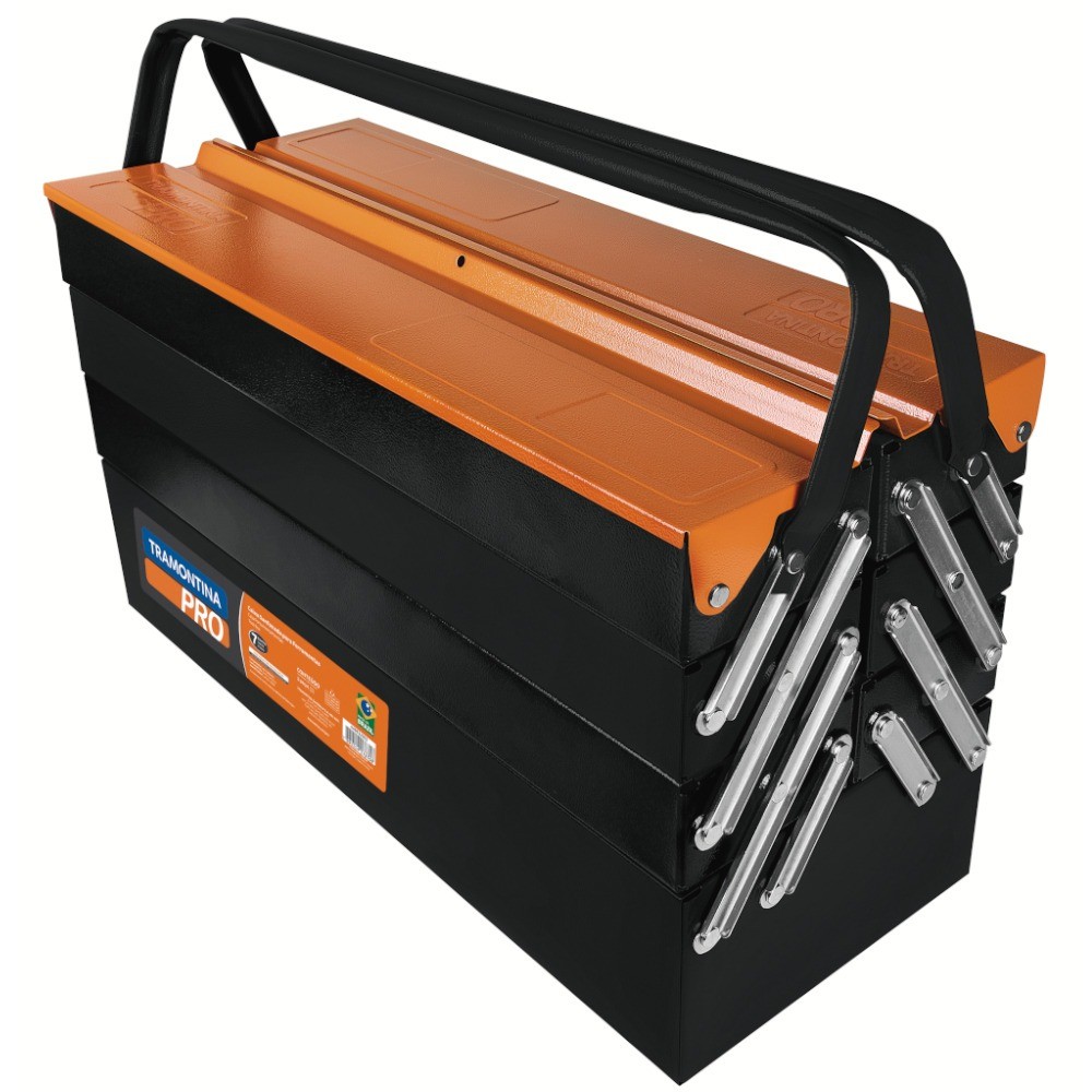 Caixa para ferramentas sanfonada com 7 gavetas 44952002 - Tramontina PRO