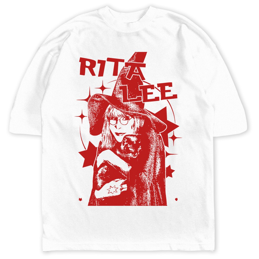 [Camiseta Premium em Algodão Puro]AYA Oversized Rita Lee Streetwear Harajuku Aesthetic Camisa