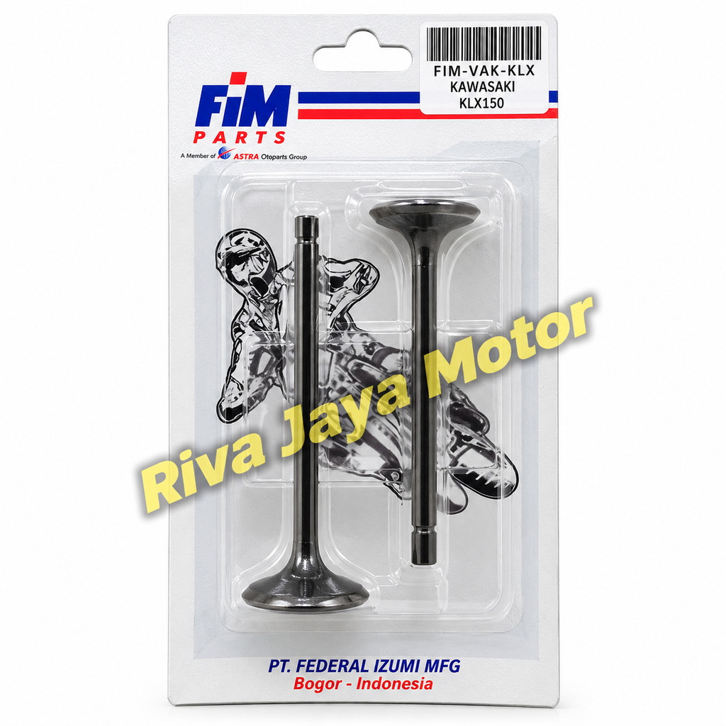 Conjunto De Válvulas Klx 150 Dtracker Kawasaki Payung Ex Em Fim Izumi Original