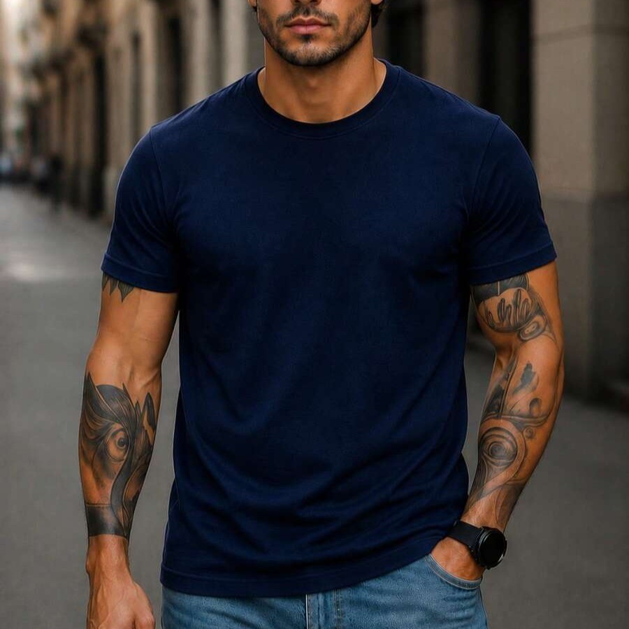 Camiseta Masculina Feminina Casual Dia A Dia Básica Trabalho Escola Academia Streetwear Top Moda
