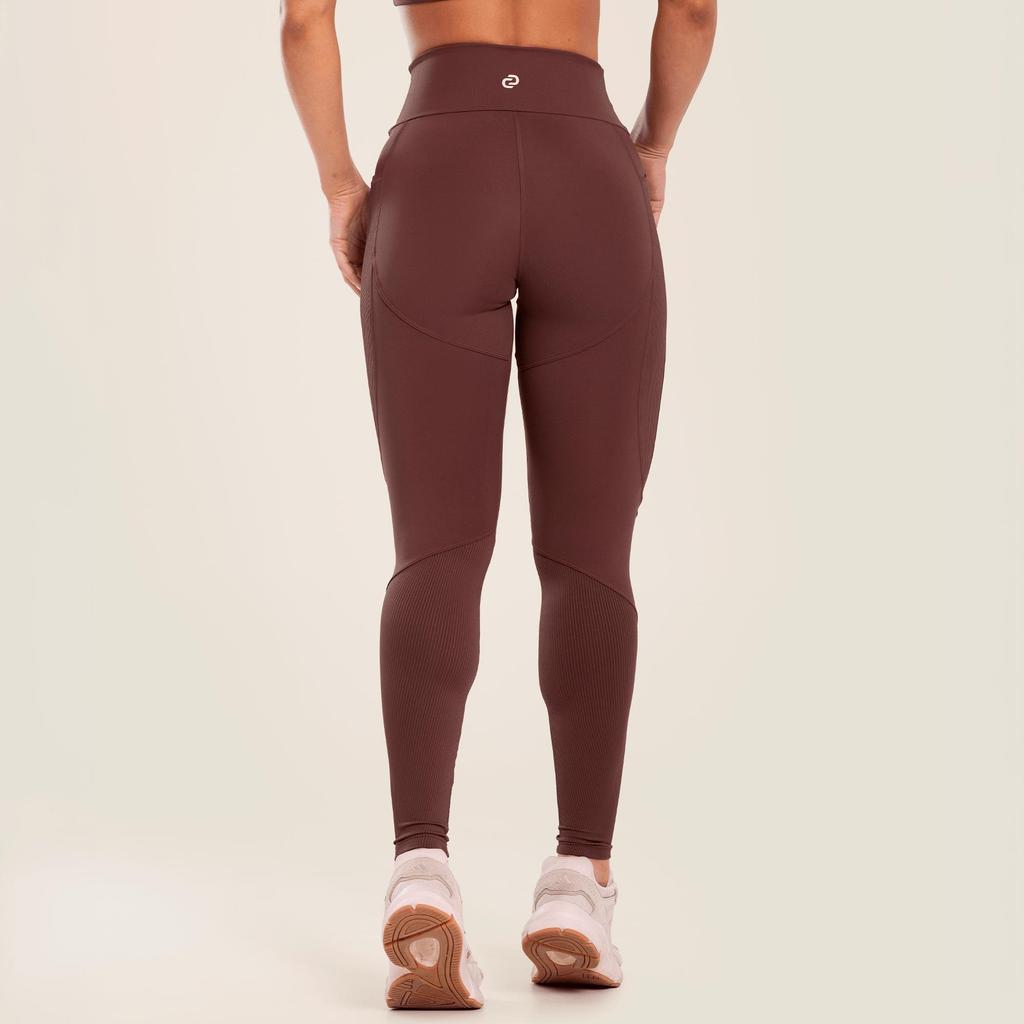 Legging Wind Marrom Chocolamore Poliamida — imagem 2 de 2