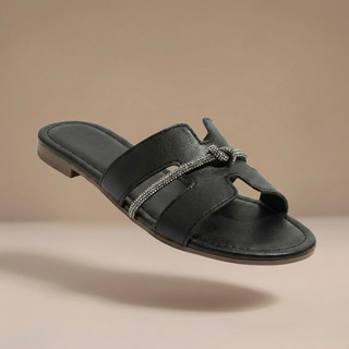 Sandália Feminina Rasteirinha strass Chinelo - Rasteira Pedraria Verão Lançamento