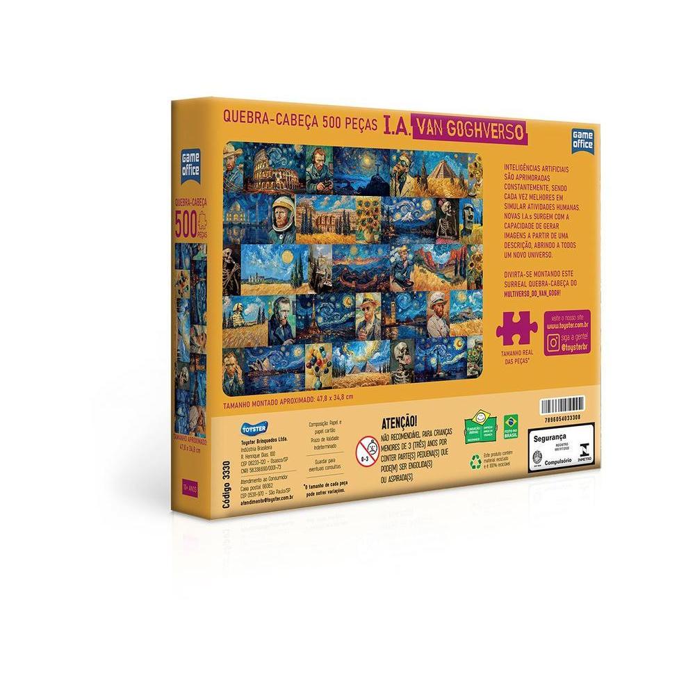 Quebra-cabeça 500 Peças Game Office — imagem 2 de 2