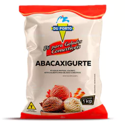Pó para Gelados Comestíveis Du Porto Sabor Abacaxigurte 1kg