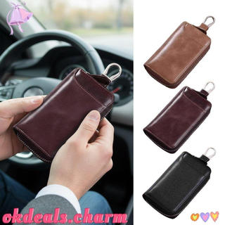 Chaveiro OKDEALS , Bolsa De Armazenamento De Couro De Grande Capacidade , Chave Multifuncional Universal , Feminina Y1GD