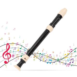 Gravador soprano de 8 furos, instrumento removível com haste de limpeza e capa protetora para iniciantes, crianças,