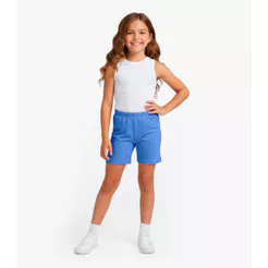 Bermuda Ciclista Infantil Básica Soletex Azul
