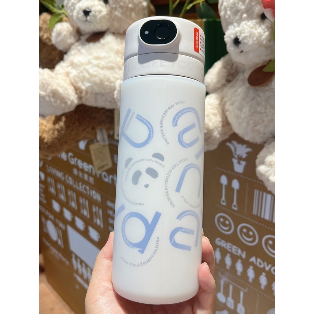 Suporte de copo de água de Silicone de 7 cm Fuguang Código de impressão digital 480ml Porta-copos de isolamento térmico 