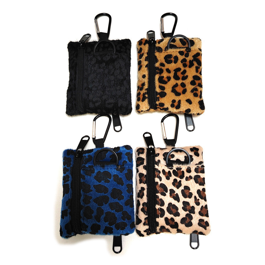 Cross-Border senhoras multifuncional fone de ouvido saco cartão de banco moeda pequeno saco leopardo impressão Mini moed