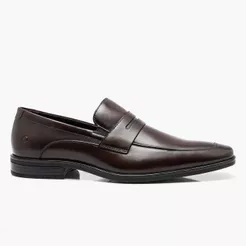 Sapato Social Vega Couro Marrom