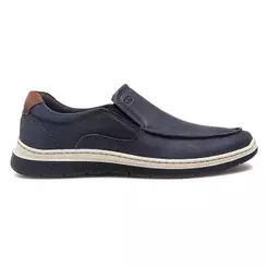 Sapatênis Slip On De Couro Democrata Masculino Easy Leave 245201