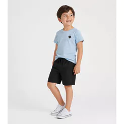 Conjunto Infantil Menino Curto Meia Malha Select Azul