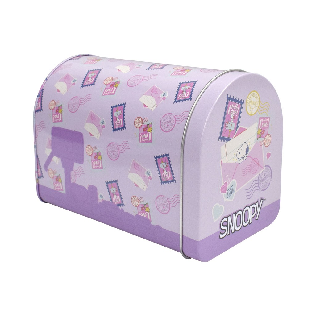Lata Colecionável em Metal com Cartas e Envelopes Snoopy - DAC — imagem 2 de 2