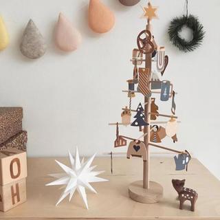 Ass Mom ins Nordic DIY Handmade Árvore de Natal Enfeites de madeira Decoração de Natal Atmosfera de férias Decoração de 