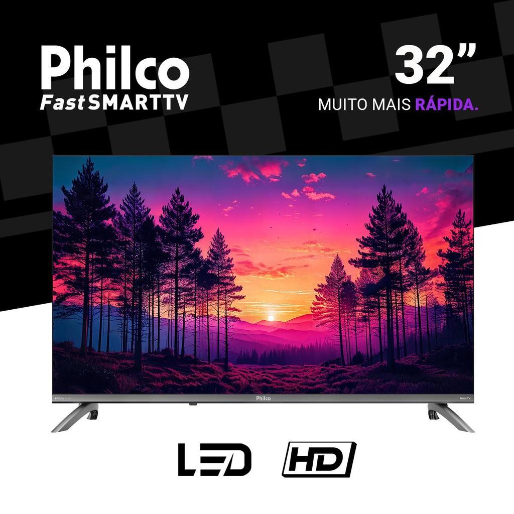Smart TV 32" Philco Roku TV Dolby Audio HDR10 P32CRB — imagem 2 de 2