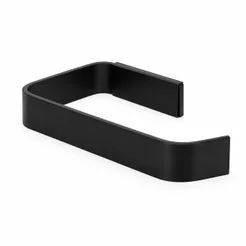 papeleira para banheiro porta papel higienico chapa metal preto