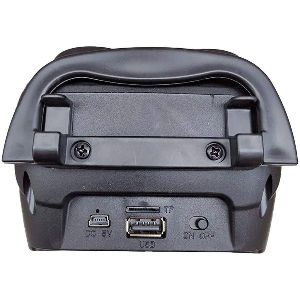 Caixinha De Som Portátil Bluetooth Fm Mp3 Cartão Sd