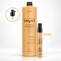 Shampoo Pós Química Para Uso Frequente Trivitt 1 Litro