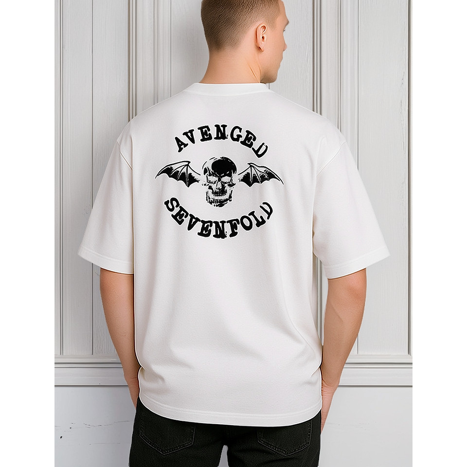 Camiseta Oversized Avenged Sevenfold Streetwear Rock Unissex