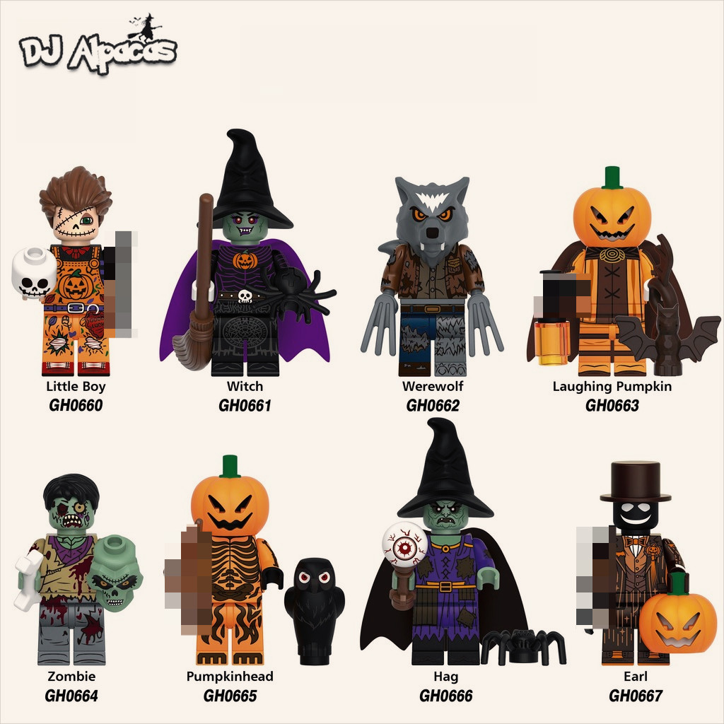 Blocos De Construção Figuras Brinquedo colecao de personagens GH0660 GH0661 GH0662