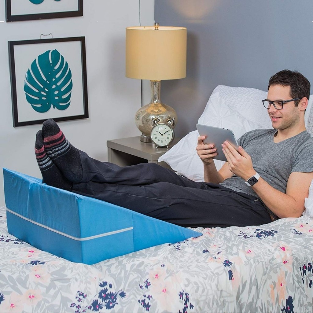 Travesseiro Anatômico Lombar Caixa de Ovo Conforto 65x45x30cm Multiuso Grávida Pós Cirúrgico