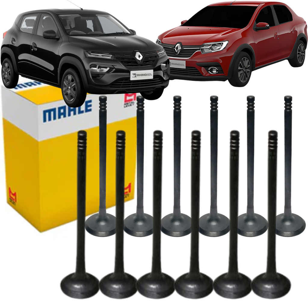 Jogo Válvula Admissão Escape Kwid Logan Sandero 1.0 12v Mahle em Oferta na Shopee
