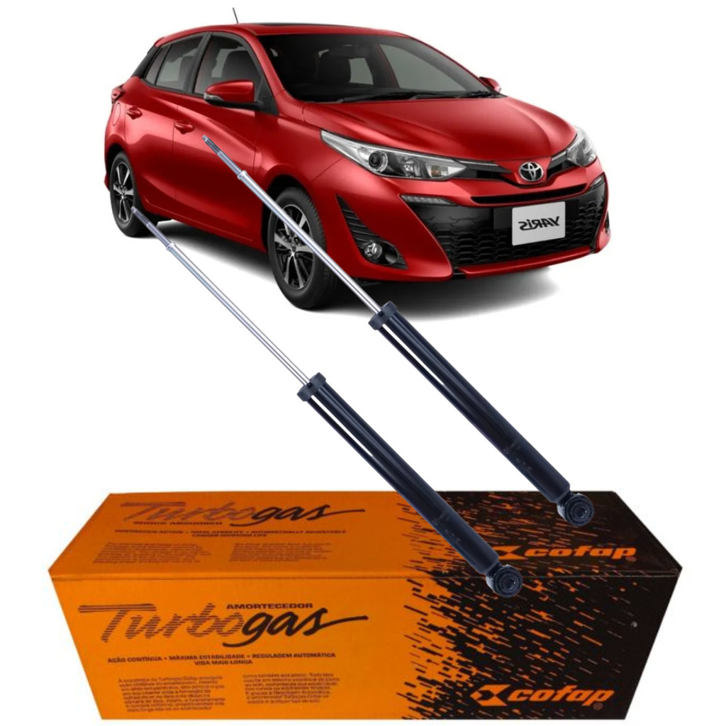 Par Amortecedor Traseiro Toyota Yaris 2018 A 2025 Cofap em Oferta na Shopee