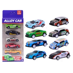 Pack Carrinhos Miniatura Esportivos Sortidos 1:64 Die Cast Pull Back