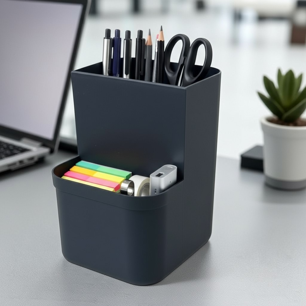 Porta Organizador de Mesa Multifuncional – Lápis, Canetas, Borrachas e Acessórios em Oferta na Shopee