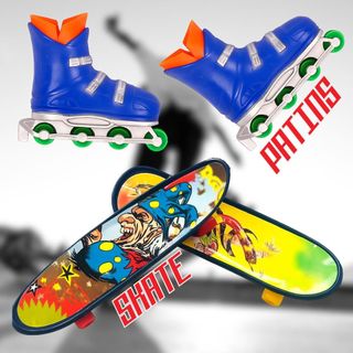 Skate de Dedo e Patins de Dedo X Trick Radical Sortidos