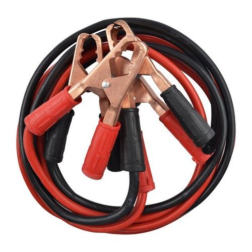 Kit Cabos Recarga Bateria Automotiva 600 Amp 25 Metros Arranque Seguro Veiculos
