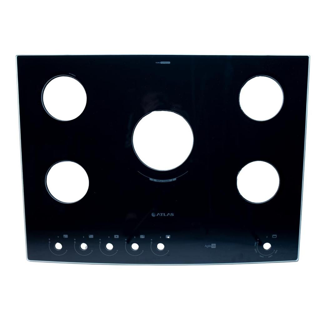 Vidro Mesa Tampo Original Fogão Atlas Agile Glass 5 Bocas em Oferta na Shopee