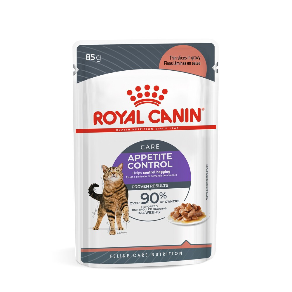 Ração Úmida Controle do Apetite para Gatos Adultos Sachê 85g Royal Canin