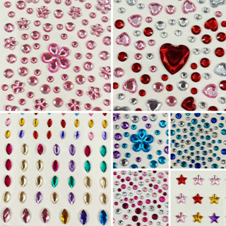 Cartela Adesiva de Chatons Strass -  Vários Modelos Cartela Adesivo Petshop Decoração Artesanato em Oferta na Shopee