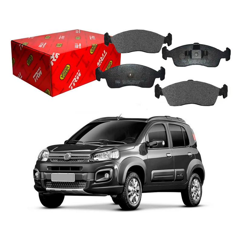 Pastilha Freio Dianteira,, Fiat Uno Way 1.0 1.3 2017 A 2021 em Oferta na Shopee
