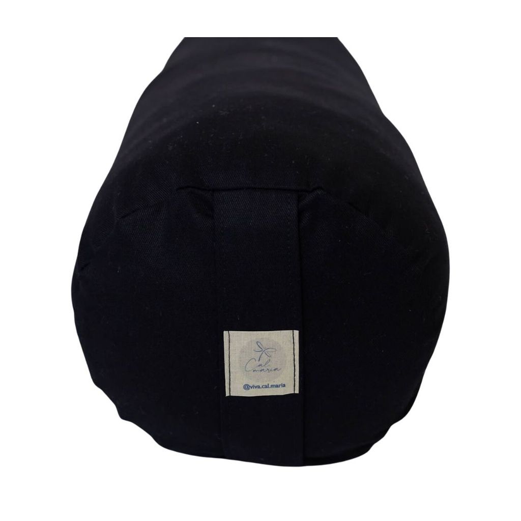 Imagem Bolster Yoga Almofada Cilíndrica Preto