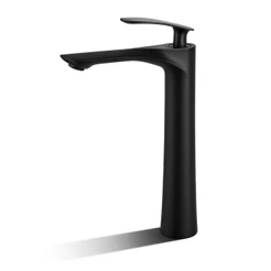 Torneira Preta Monocomando Deend Onyx Para Banheiro 31x5cm