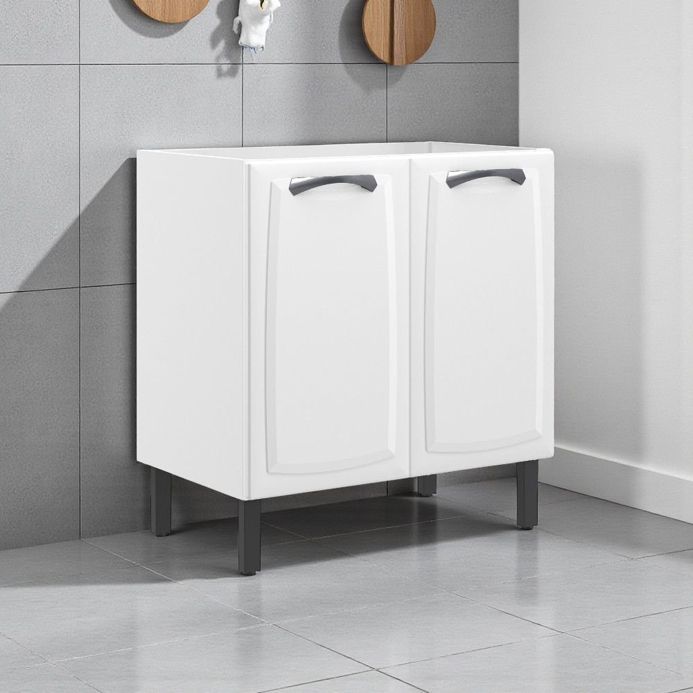 Balcão Cozinha em Aço 2 Portas 80cm Sem Tampo New Premium Itatiaia em Oferta na Shopee