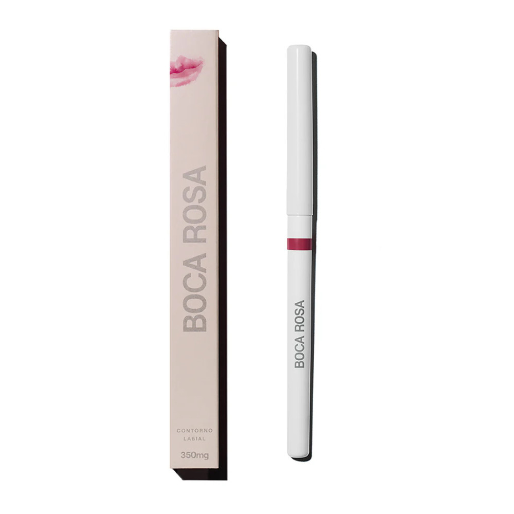 Contorno Labial Boca Rosa Cor Rosa Intenso 1un