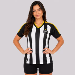 Camisa Atlético Mineiro Feminina Branca