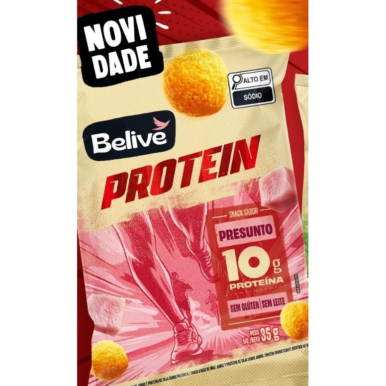 BELIVE SNACK PROTEIN SEM GLÚTEN PRESUNTO 35G