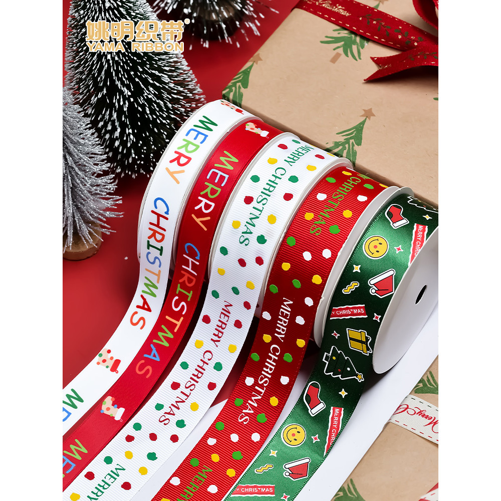 Ya Ming fita de embrulho de presente de natal fita de cozimento decoração de bolo fita artesanal diy arco