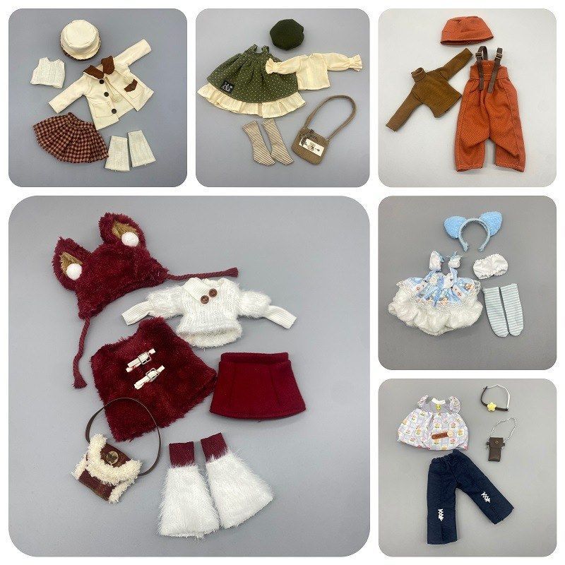 6 pontos bjd roupas de bebê Akagi GL corpo vara corpo 30cm roupas de bebê fantasma mãe boneca Lolita vestir-se roupas
