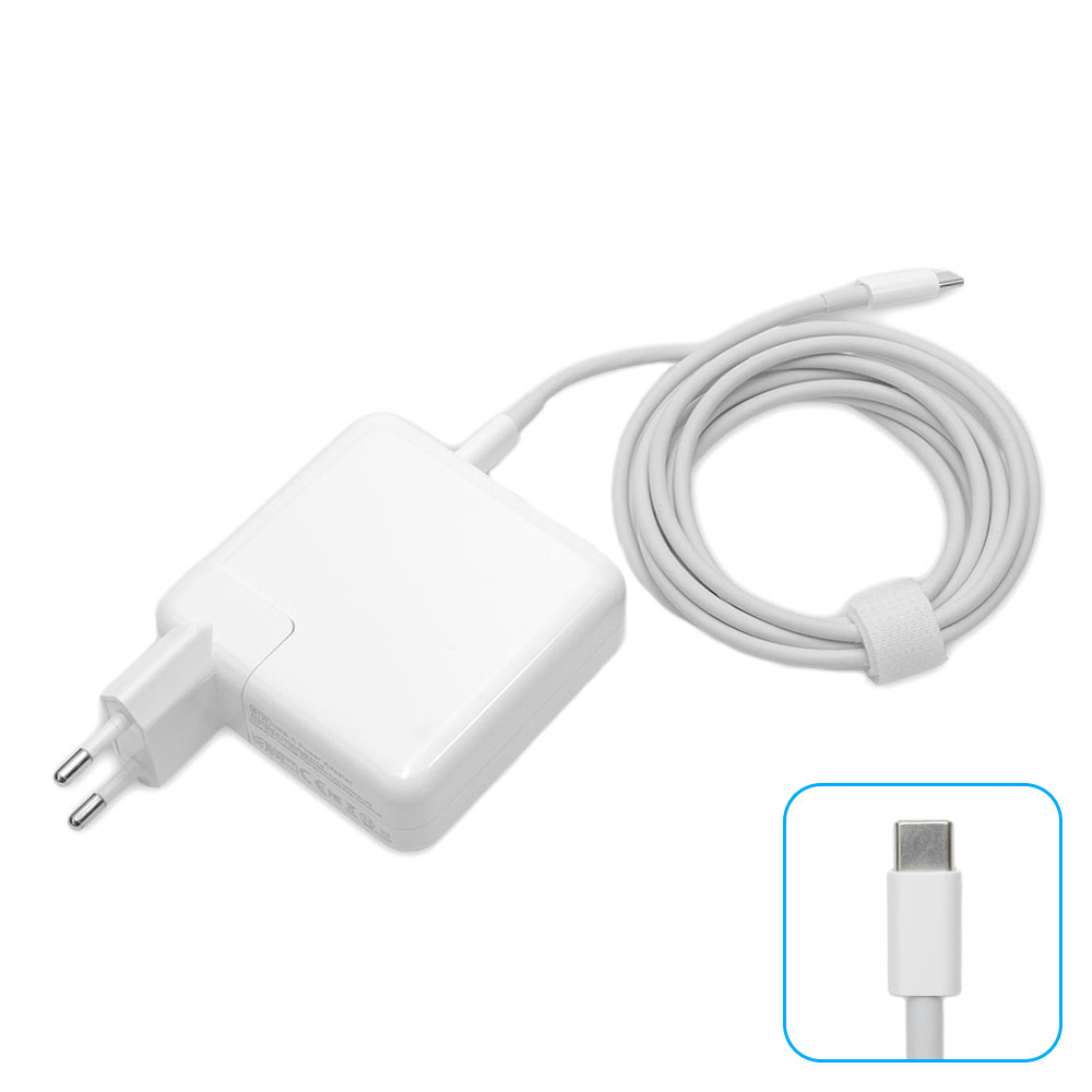 Fonte Carregador USB-C para Notebook Apple Pro 2016- 2017 2018 2019