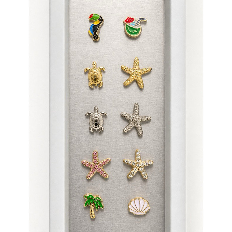 Pins para chinelos (PAR) Pingentes & Pircings