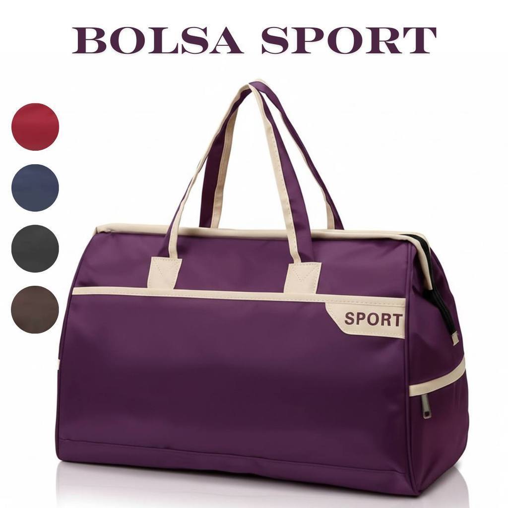 Mala Bolsa de Viagem Grande de Mão com Compartimento Espaçosa com Alça Esportiva